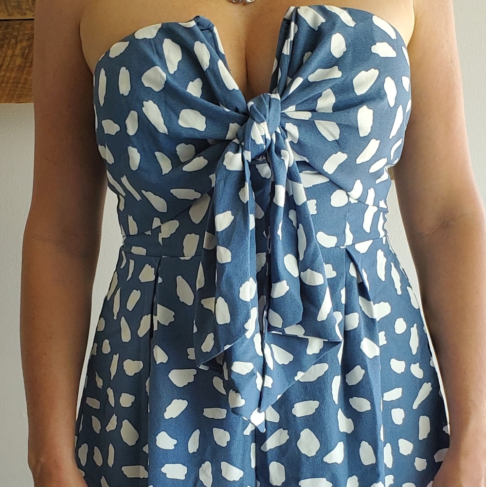 Blue Blush Romper